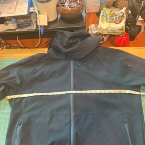 Men's 2X Heavy REI Hooded Rain Jacket, Dark grey - Picture 3 of 12